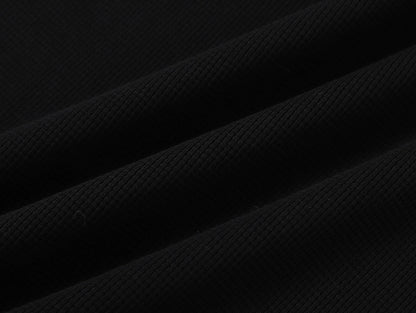 360 GSM WAFFLE WEAVE 'BLACK' TANK