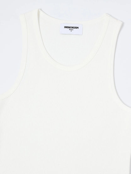 360 GSM WAFFLE WEAVE 'WHITE' TANK