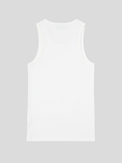 360 GSM WAFFLE WEAVE 'WHITE' TANK