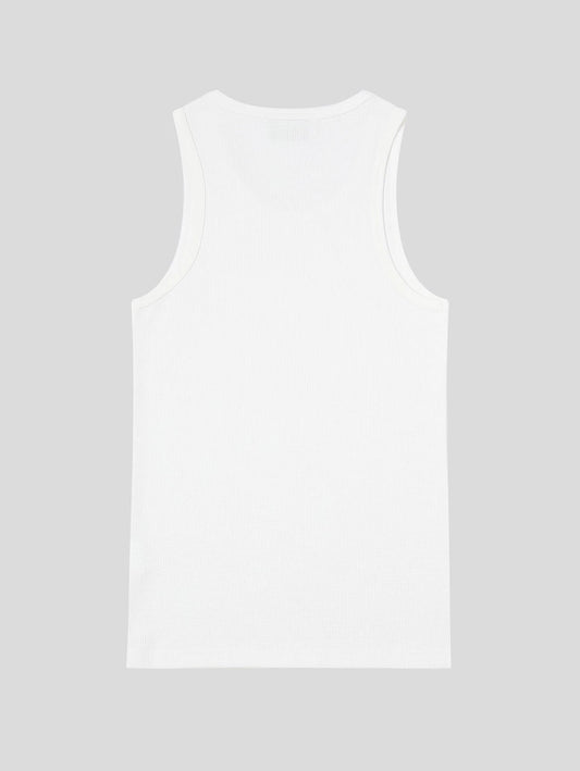 360 GSM WAFFLE WEAVE 'WHITE' TANK
