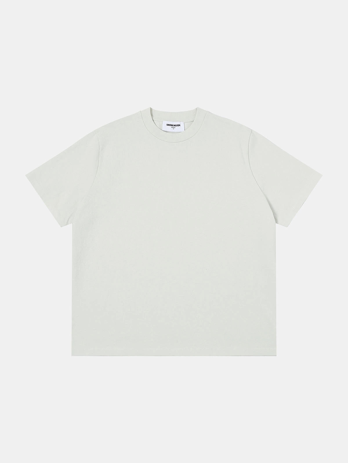 320 GSM BOXY CROPPED 'WASHED OFF WHITE' T-SHIRT