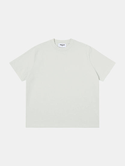 320 GSM BOXY CROPPED 'WASHED OFF WHITE' T-SHIRT