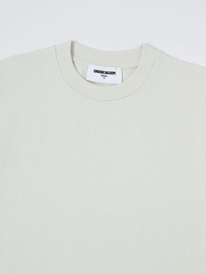 320 GSM BOXY CROPPED 'WASHED OFF WHITE' T-SHIRT