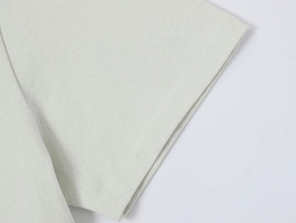 320 GSM BOXY CROPPED 'WASHED OFF WHITE' T-SHIRT