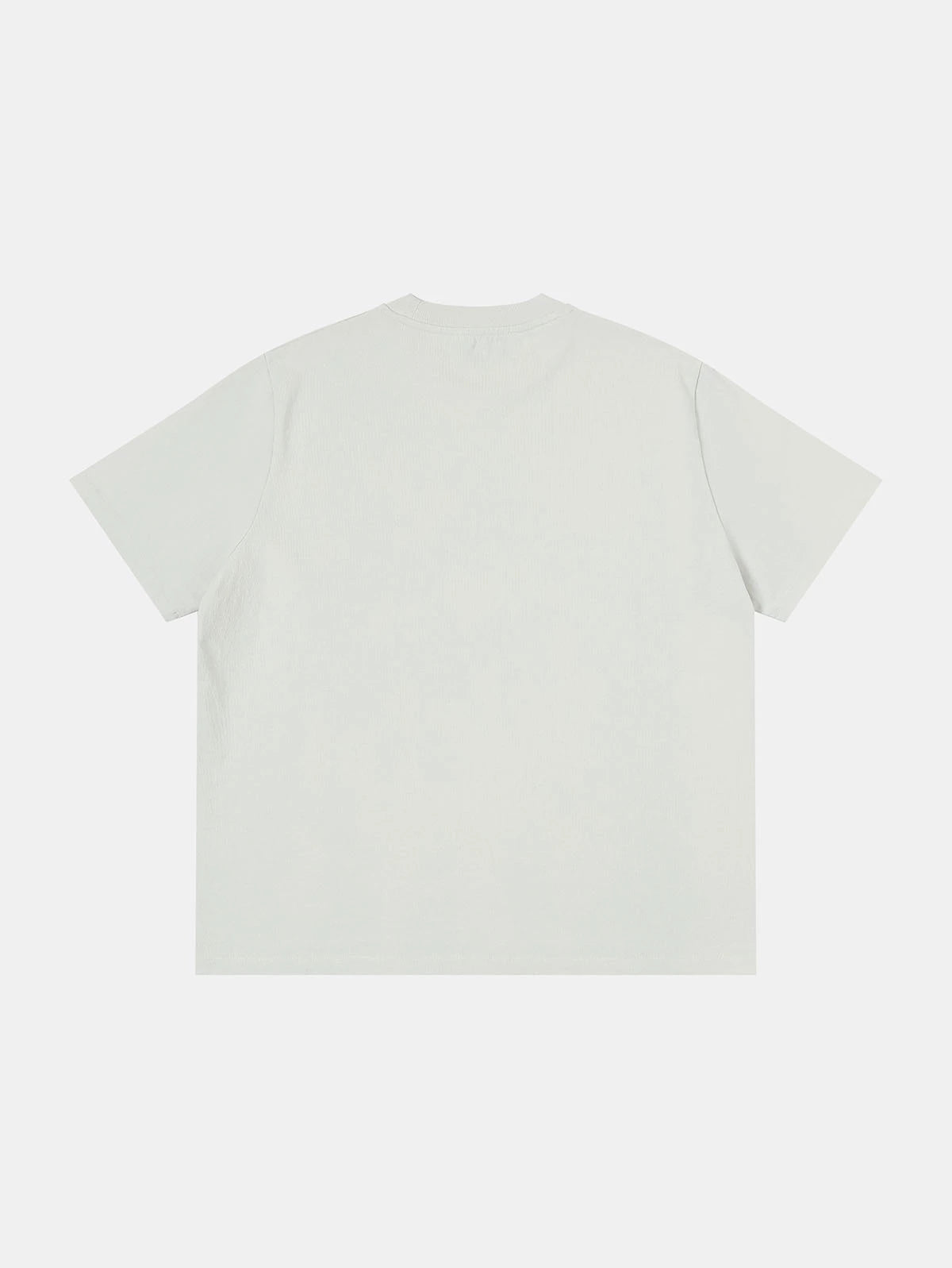 320 GSM BOXY CROPPED 'WASHED OFF WHITE' T-SHIRT