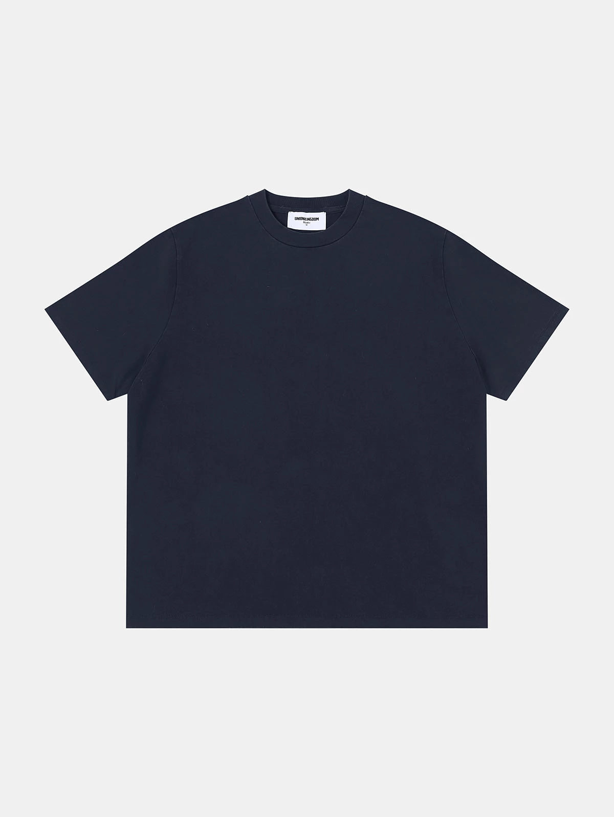 320 GSM BOXY CROPPED 'WASHED NAVY BLUE'  T-SHIRT