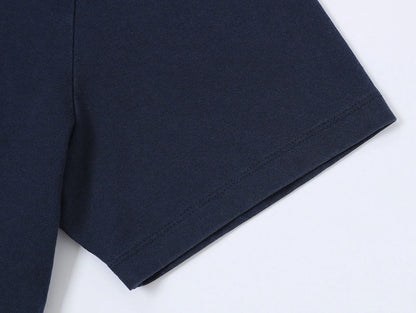 320 GSM BOXY CROPPED 'WASHED NAVY BLUE'  T-SHIRT