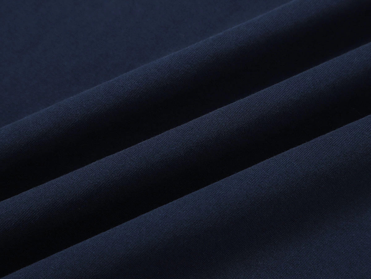 320 GSM BOXY CROPPED 'WASHED NAVY BLUE'  T-SHIRT