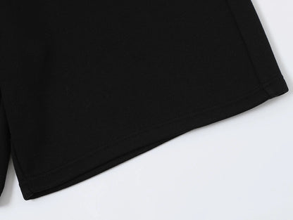520 GSM COZEY BAGGY 'BLACK' SHORTS