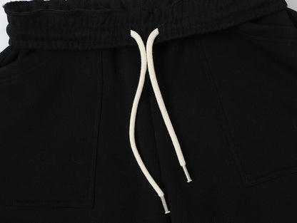 520 GSM COZEY BAGGY 'BLACK' SHORTS
