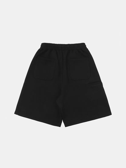 520 GSM COZEY BAGGY 'BLACK' SHORTS
