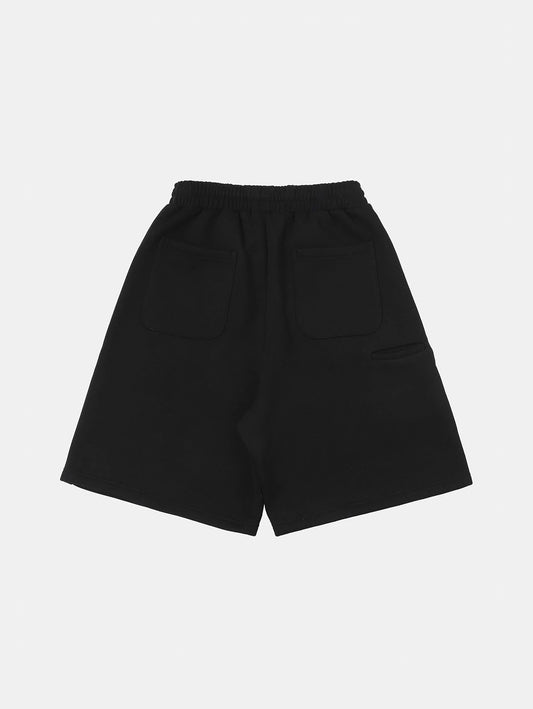 520 GSM COZEY BAGGY 'BLACK' SHORTS
