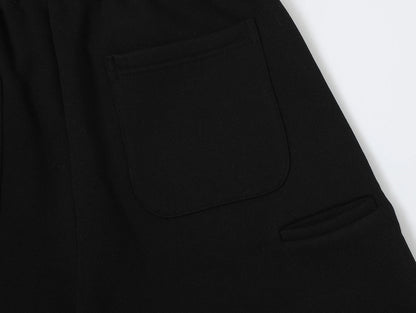 520 GSM COZEY BAGGY 'BLACK' SHORTS