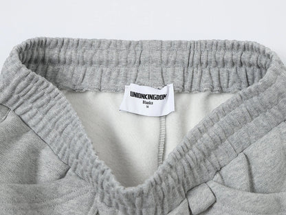 520 GSM COZEY BAGGY 'FLOWER GRAY' SHORTS