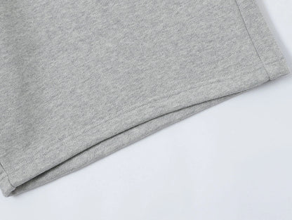 520 GSM COZEY BAGGY 'FLOWER GRAY' SHORTS