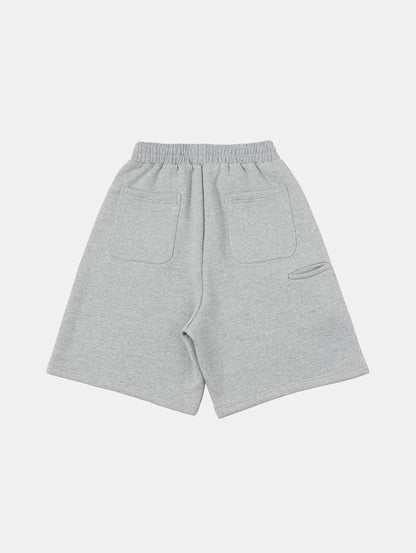 520 GSM COZEY BAGGY 'FLOWER GRAY' SHORTS