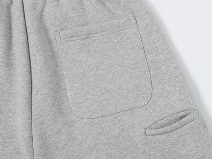 520 GSM COZEY BAGGY 'FLOWER GRAY' SHORTS