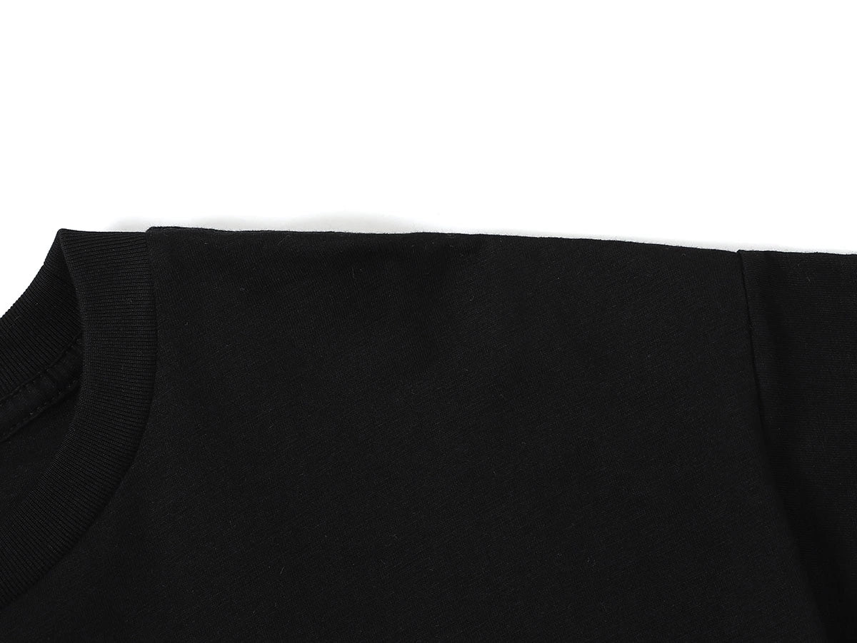 200 GSM RELAXED BOXY FIT 'BLACK' T-SHIRT