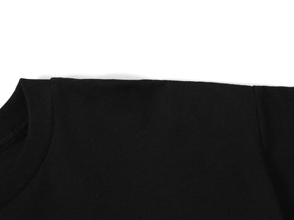 200 GSM RELAXED BOXY FIT 'BLACK' T-SHIRT