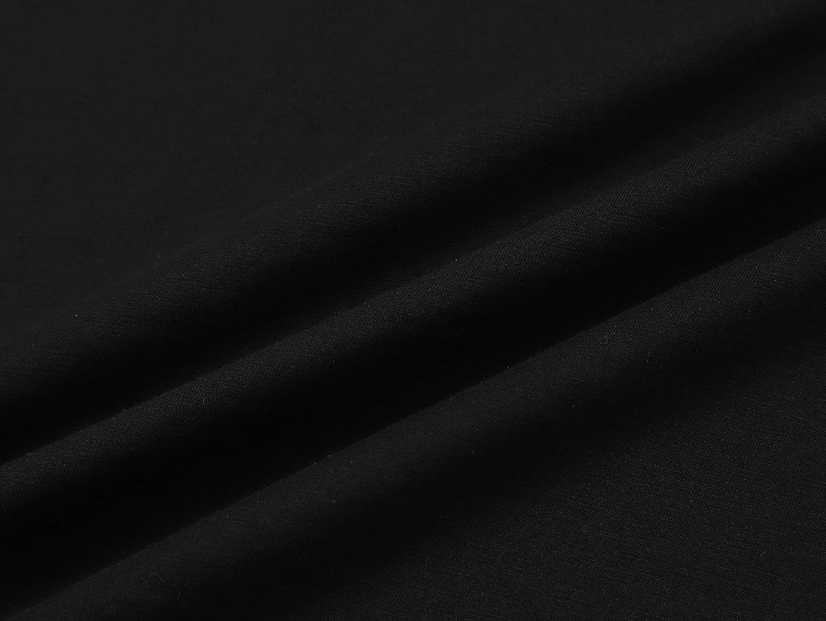 200 GSM RELAXED BOXY FIT 'BLACK' T-SHIRT