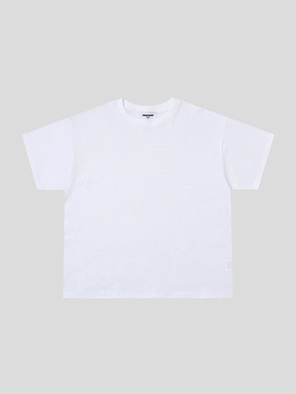 200 GSM RELAXED BOXY FIT 'WHITE' T-SHIRT