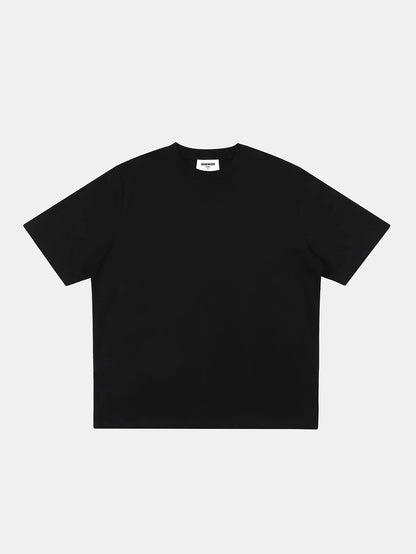 200 GSM REGULAR FIT 'BLACK' T-SHIRT