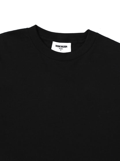 200 GSM REGULAR FIT 'BLACK' T-SHIRT