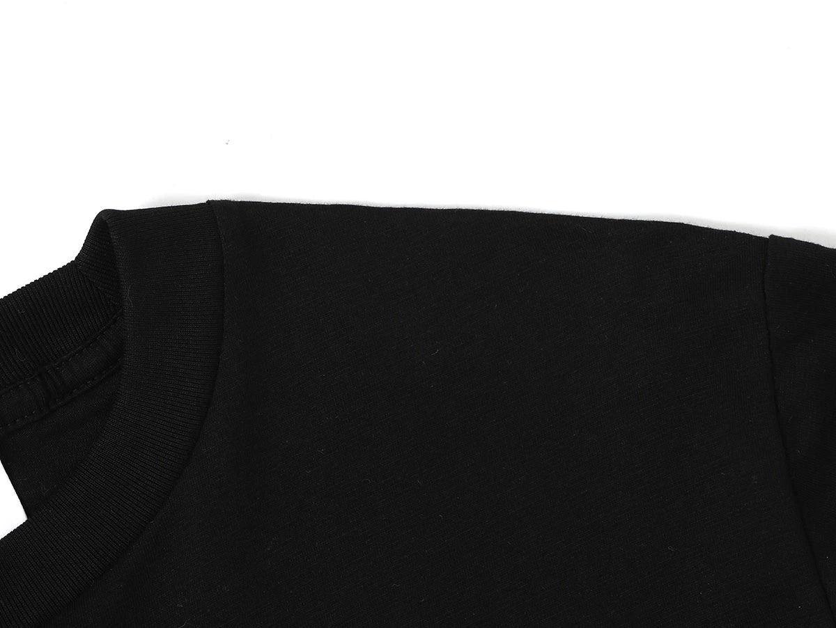 200 GSM REGULAR FIT 'BLACK' T-SHIRT