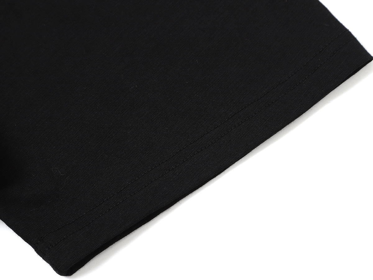 200 GSM REGULAR FIT 'BLACK' T-SHIRT