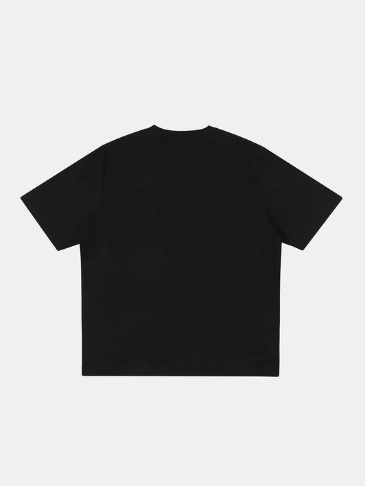 200 GSM REGULAR FIT 'BLACK' T-SHIRT