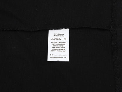 200 GSM REGULAR FIT 'BLACK' T-SHIRT