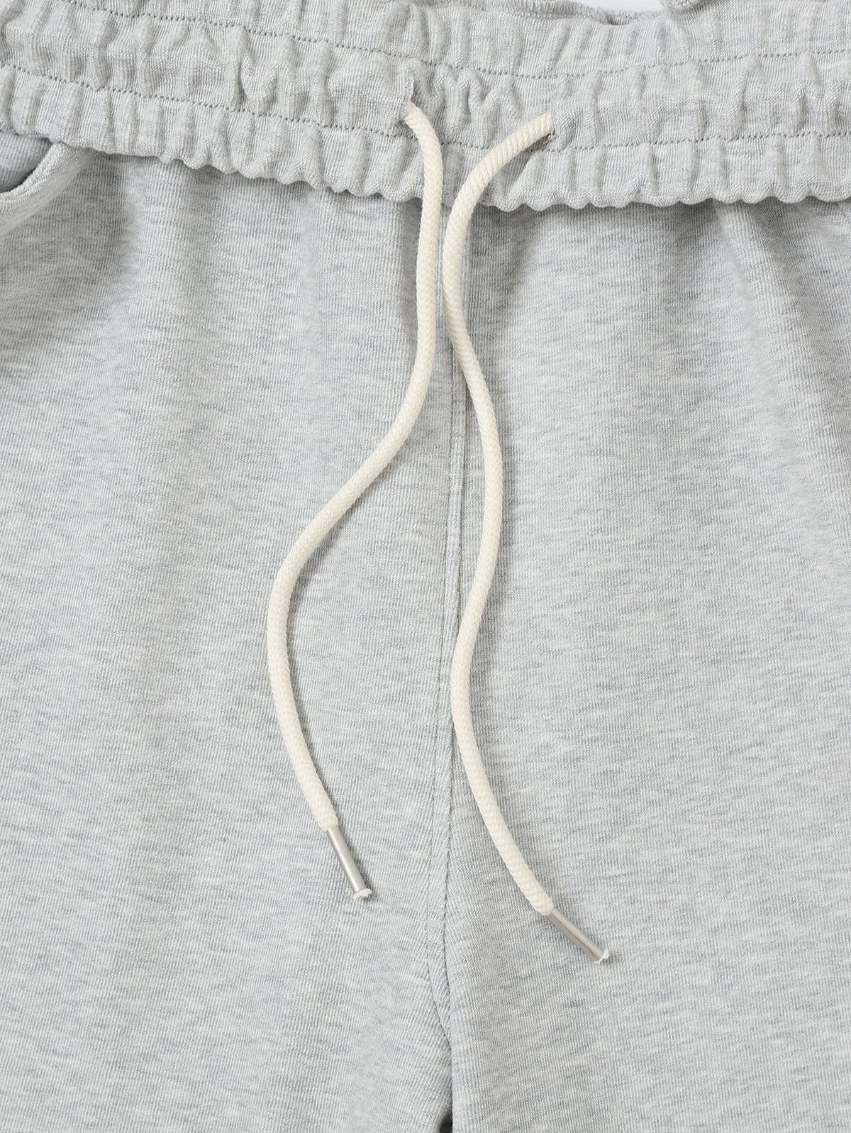 420 GSM MID-LENGTH LOOSE FIT 'FLOWER GRAY' SHORTS