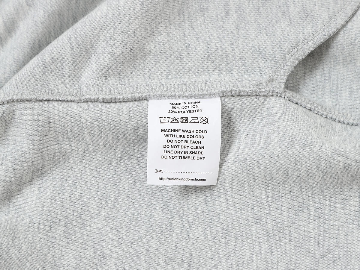 420 GSM MID-LENGTH LOOSE FIT 'FLOWER GRAY' SHORTS