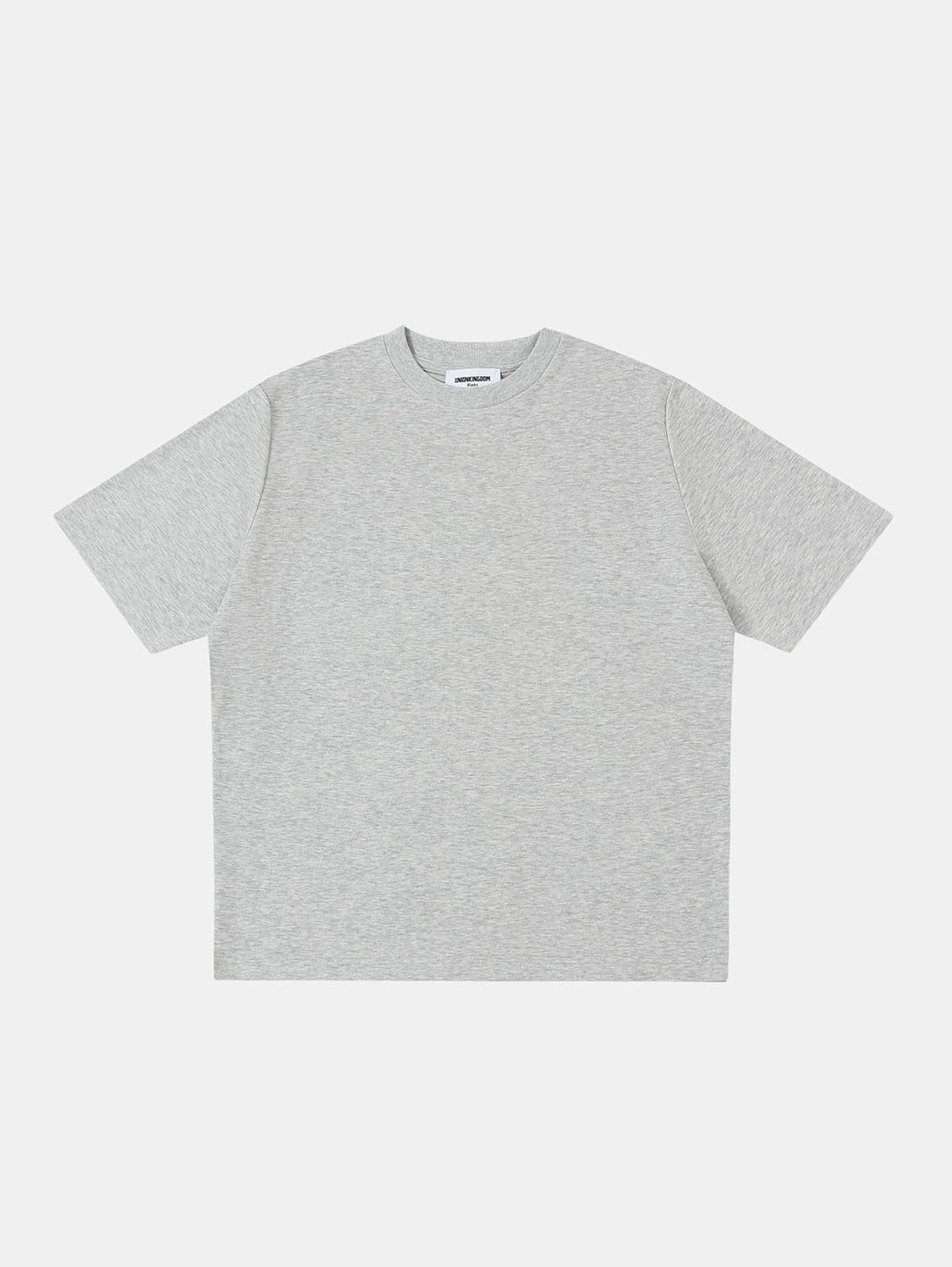 350 GSM NORMAL FIT 'FLOWER GRAY' T-SHIRT