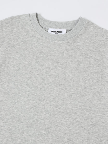 350 GSM NORMAL FIT 'FLOWER GRAY' T-SHIRT