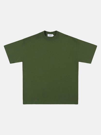 250 GSM LOOSE FIT 'OLIVE' T-SHIRT