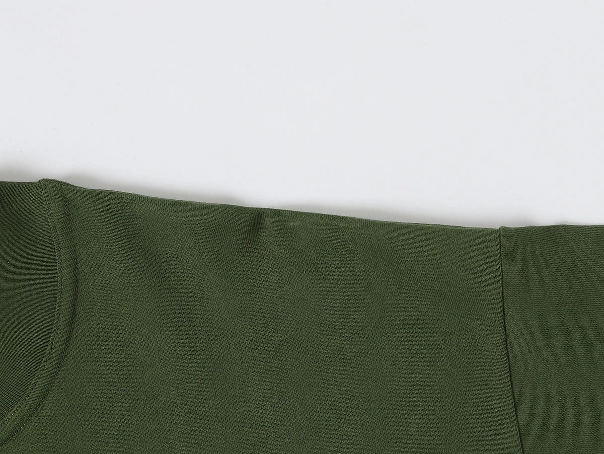 250 GSM LOOSE FIT 'OLIVE' T-SHIRT