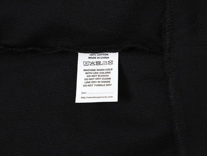 360 GSM  100% COTTON BOXY CROPPED FIT QUARTER-ZIP 'BLACK' SWATERSHIRT