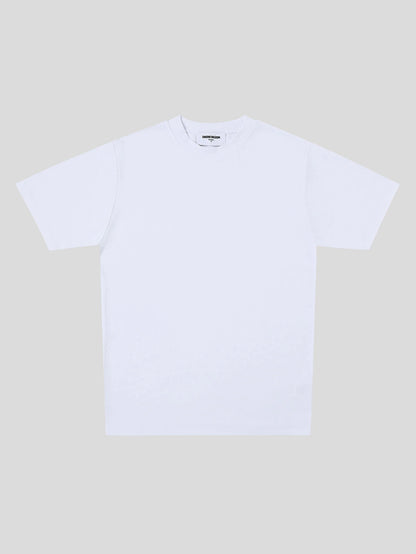 250 GSM  SLIM FIT 'WHITE' T-SHIRT