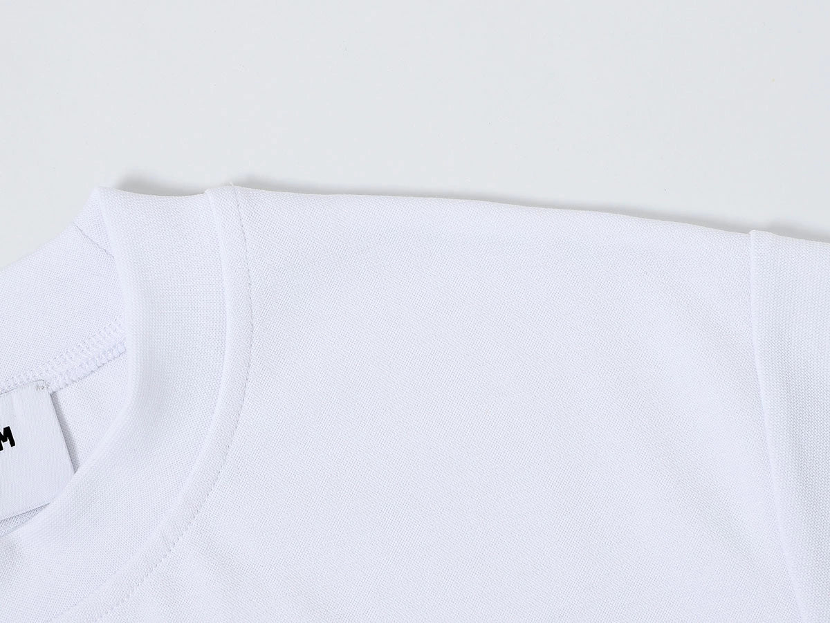 250 GSM  SLIM FIT 'WHITE' T-SHIRT