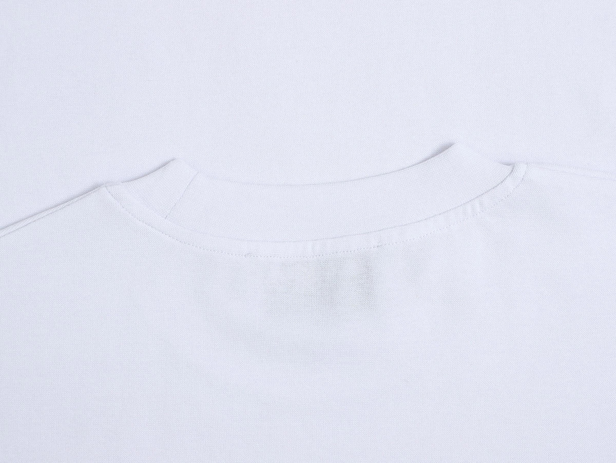 250 GSM  SLIM FIT 'WHITE' T-SHIRT