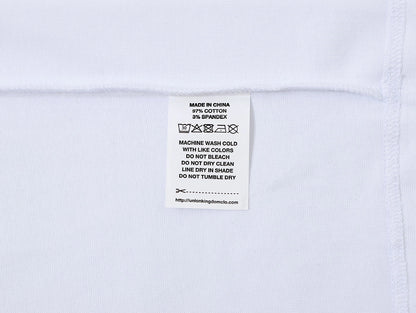 250 GSM  SLIM FIT 'WHITE' T-SHIRT