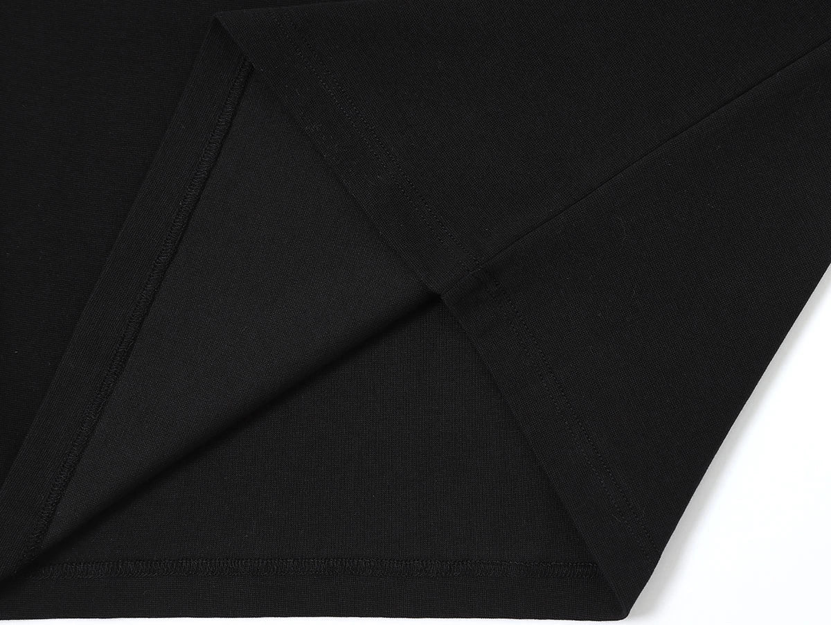 250 GSM  SLIM FIT 'BLACK' T-SHIRT