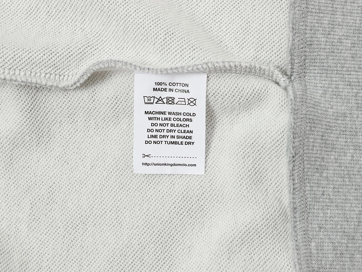 360 GSM 100% COTTON BOXY CROPPED 'FLOWER GRAY' ZIP-UP HOODIE