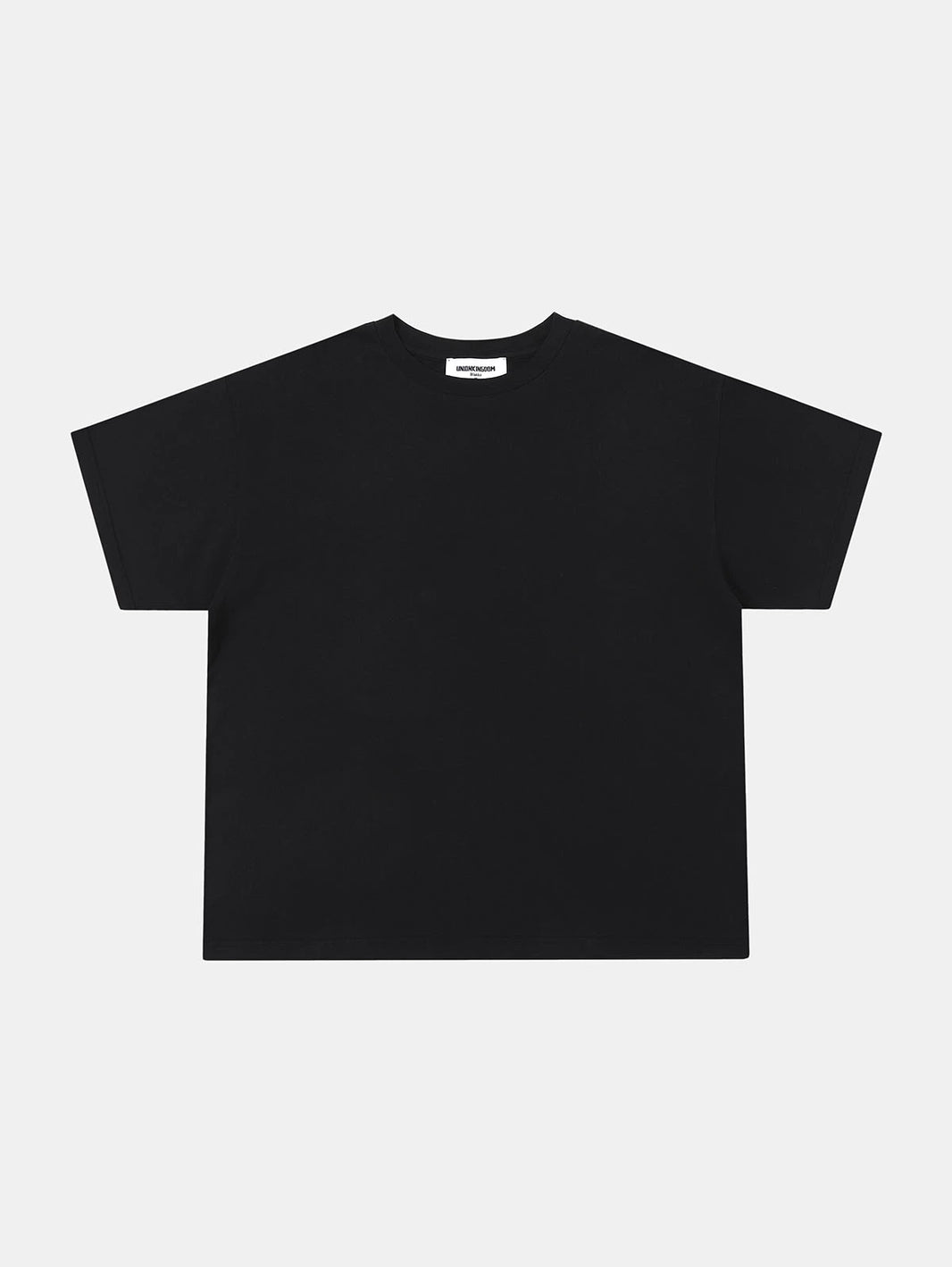 150 GSM RELAXED BOXY FIT 'BLACK' T-SHIRT
