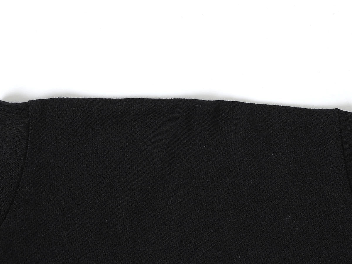 150 GSM RELAXED BOXY FIT 'BLACK' T-SHIRT