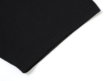 150 GSM RELAXED BOXY FIT 'BLACK' T-SHIRT