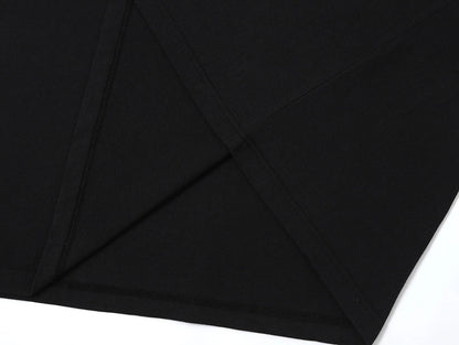 150 GSM RELAXED BOXY FIT 'BLACK' T-SHIRT