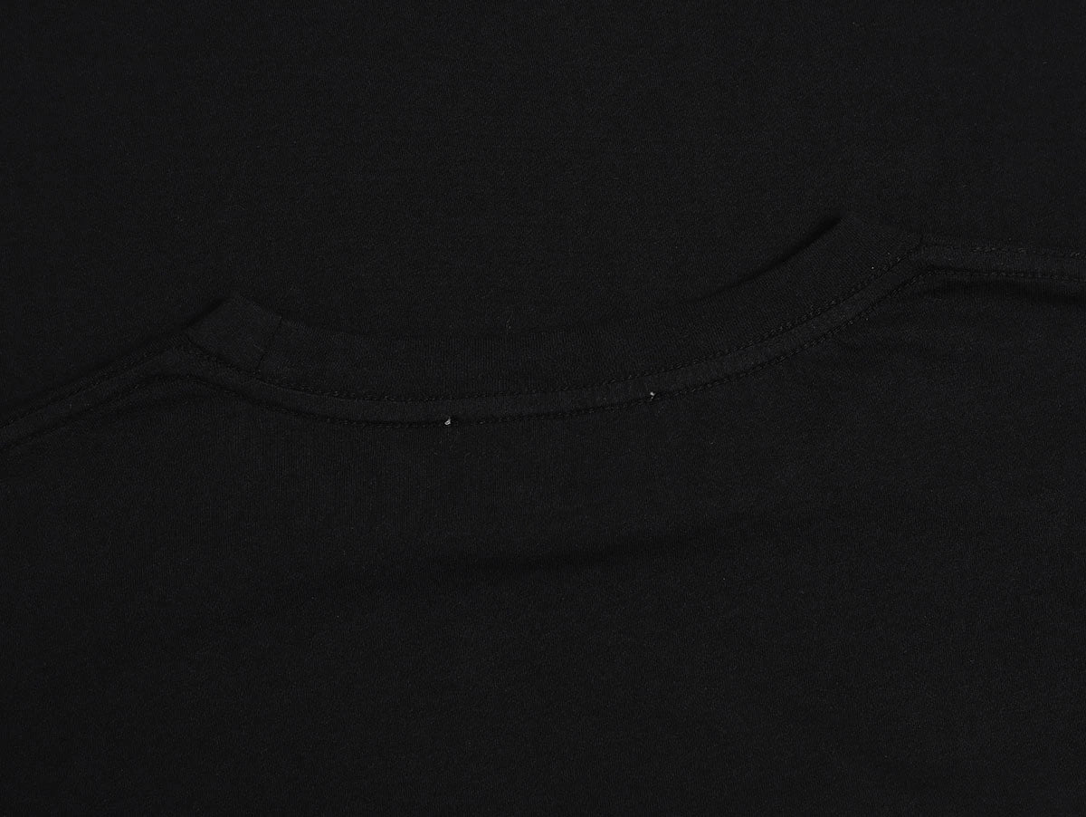 150 GSM RELAXED BOXY FIT 'BLACK' T-SHIRT