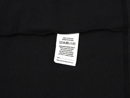 150 GSM RELAXED BOXY FIT 'BLACK' T-SHIRT